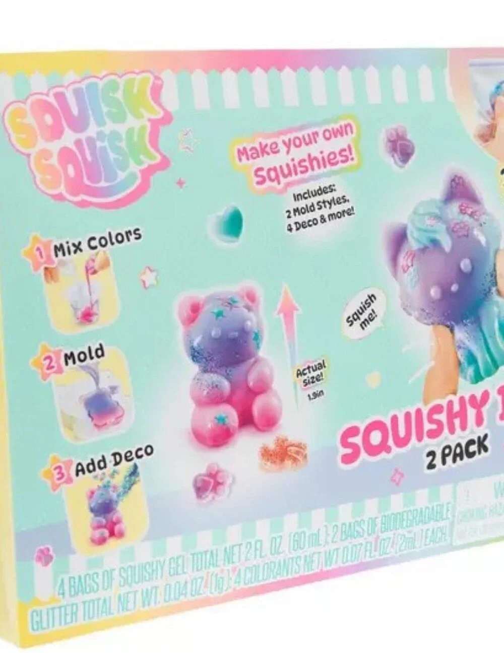 Squishy DIY 2-Pack Kids Toy NWT